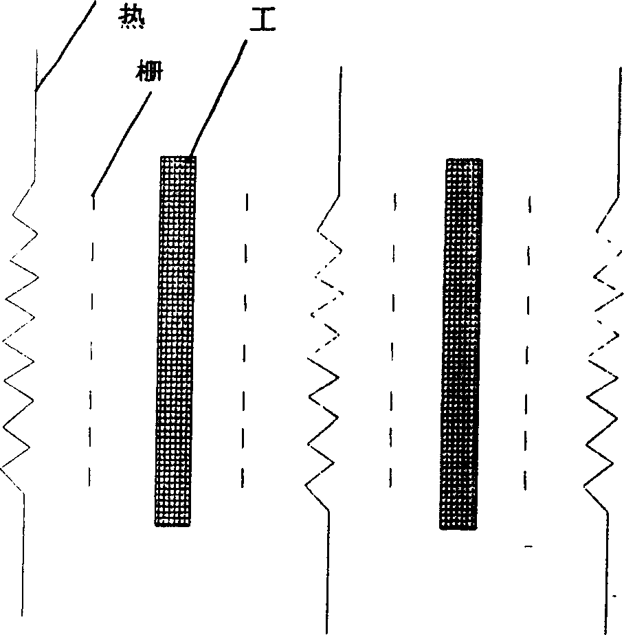 Auxiliary grid hot wire chemical vapor deposition process for preparing nano-diamond thin film