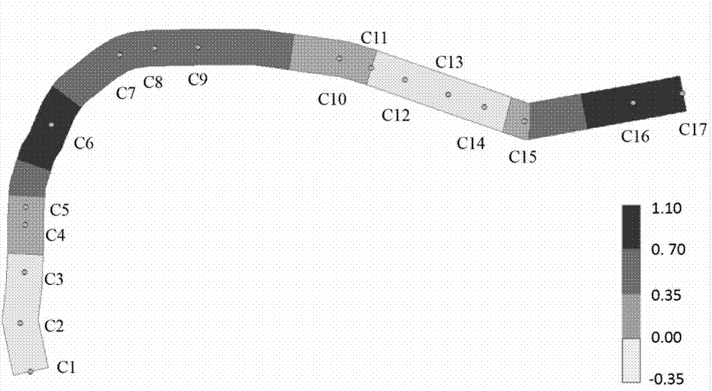 Method for quantitative analysis of impact on road travel time from urban built environment