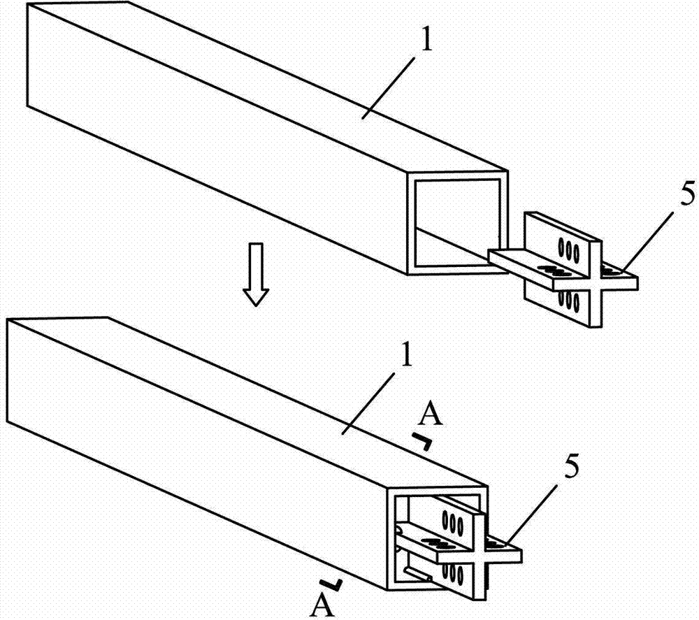 Self-reset buckling limitation support