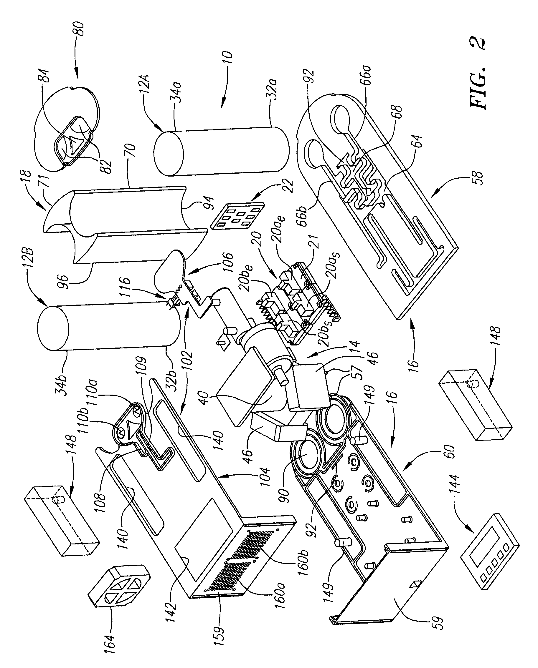 Portable oxygen concentrator