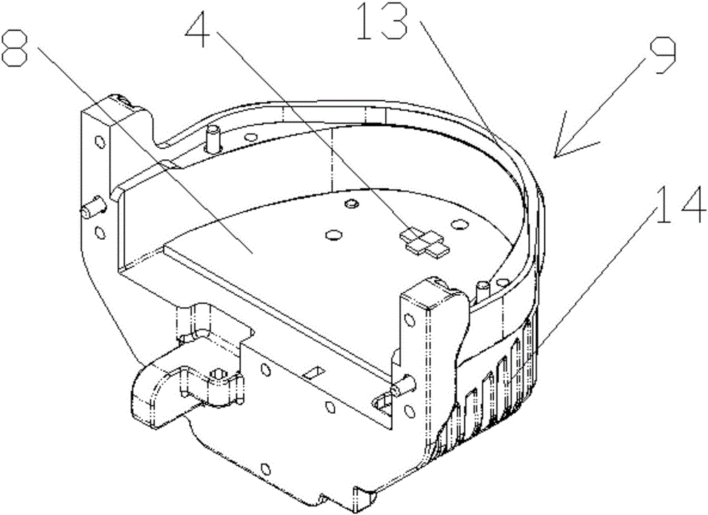 LED double-light lens for automobile headlights