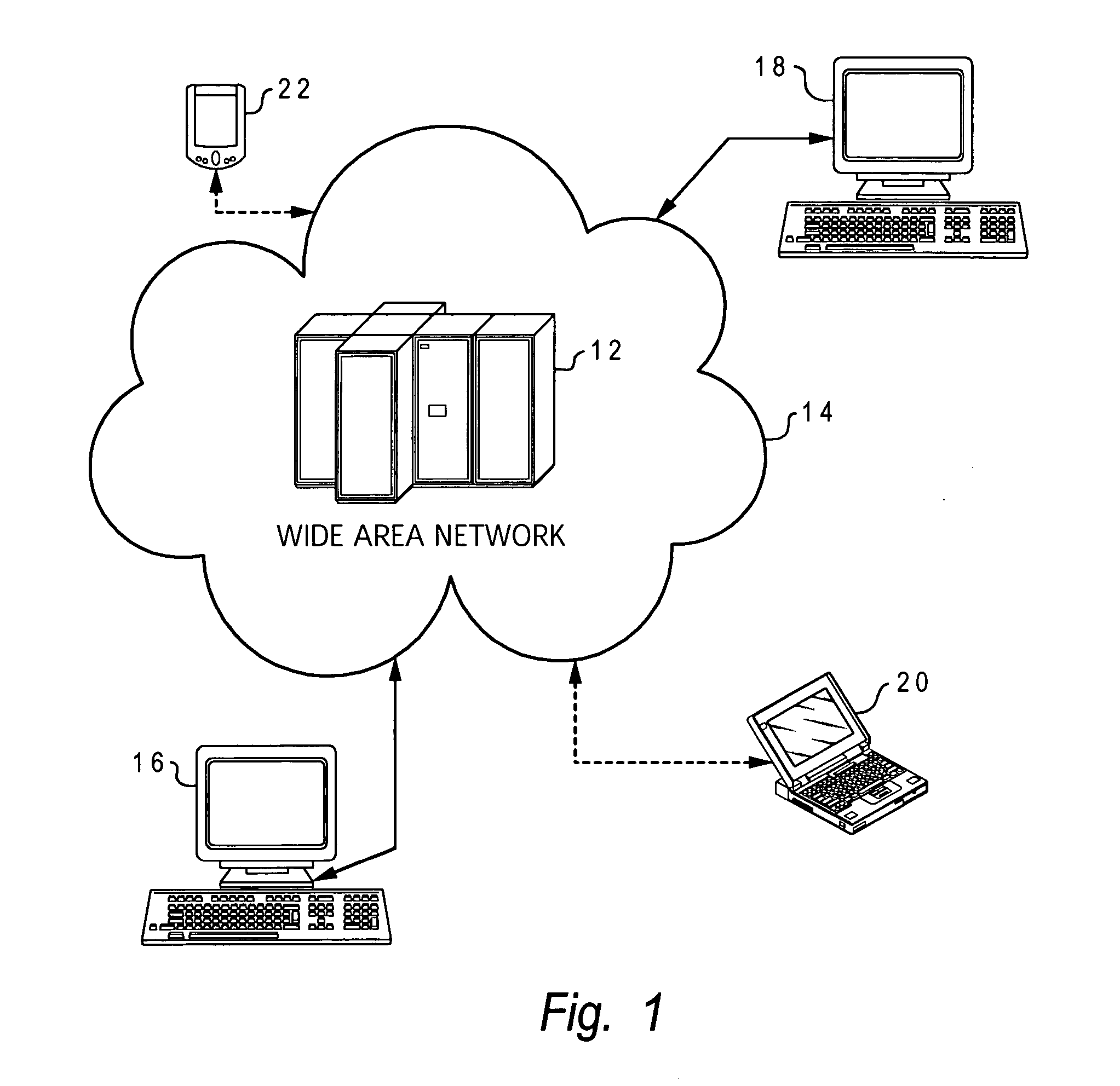 Method and system for management of radio frequency communication coverage over wide geographic areas