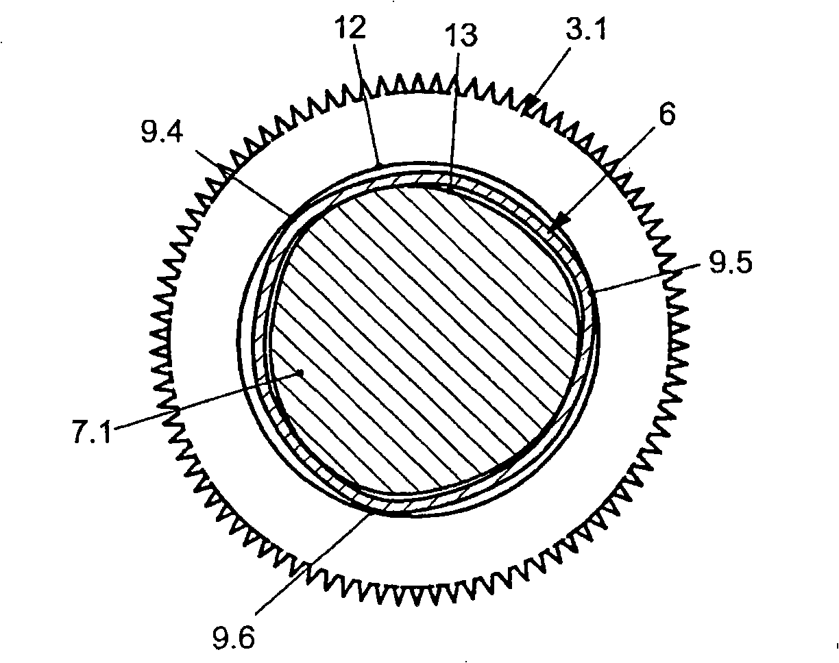 Clamping device for a device for machining workpiece