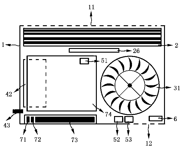 Omnidirectional antibacterial intelligent type air purifier for vehicle