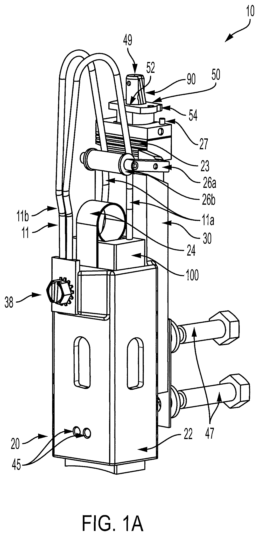 Brush holder assembly and method