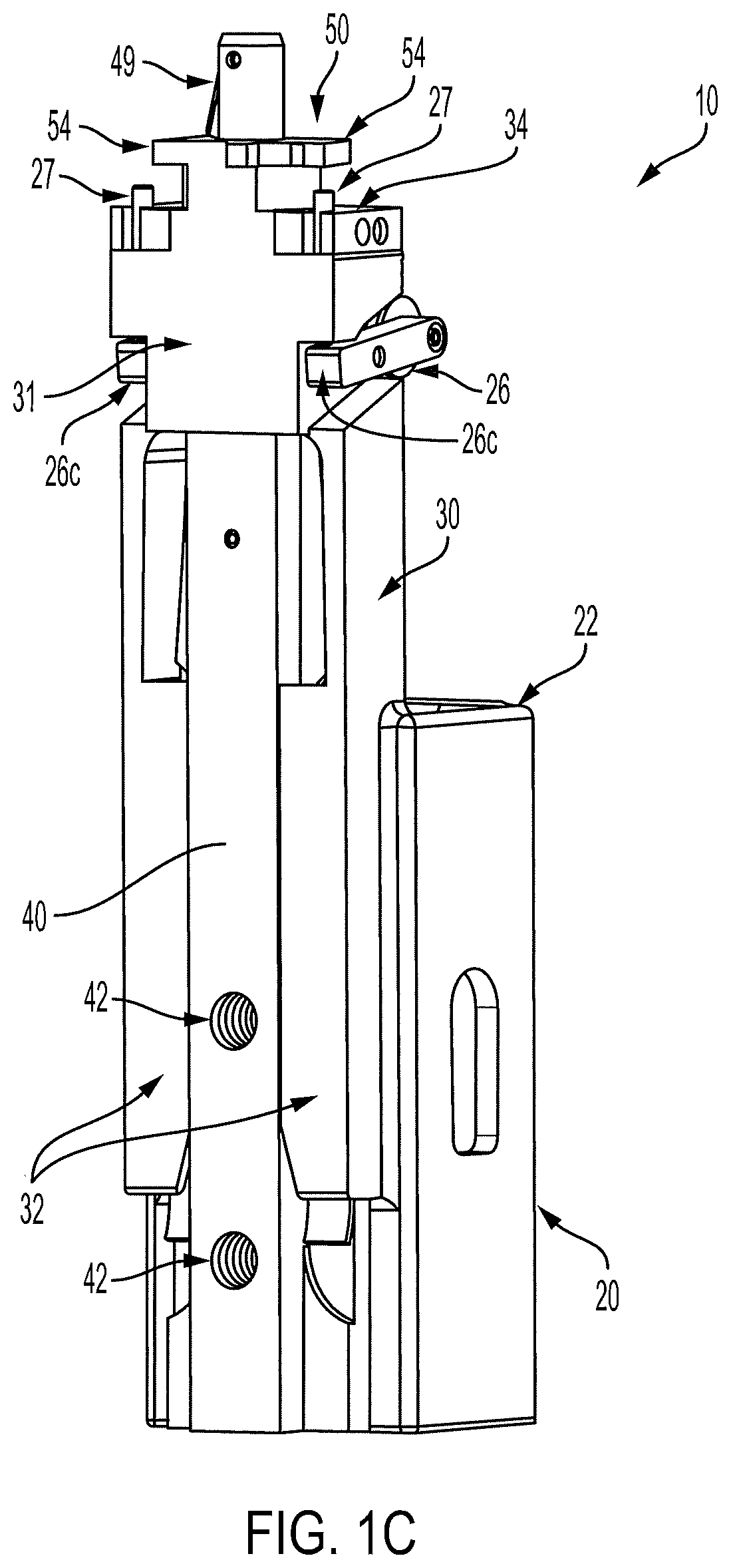 Brush holder assembly and method