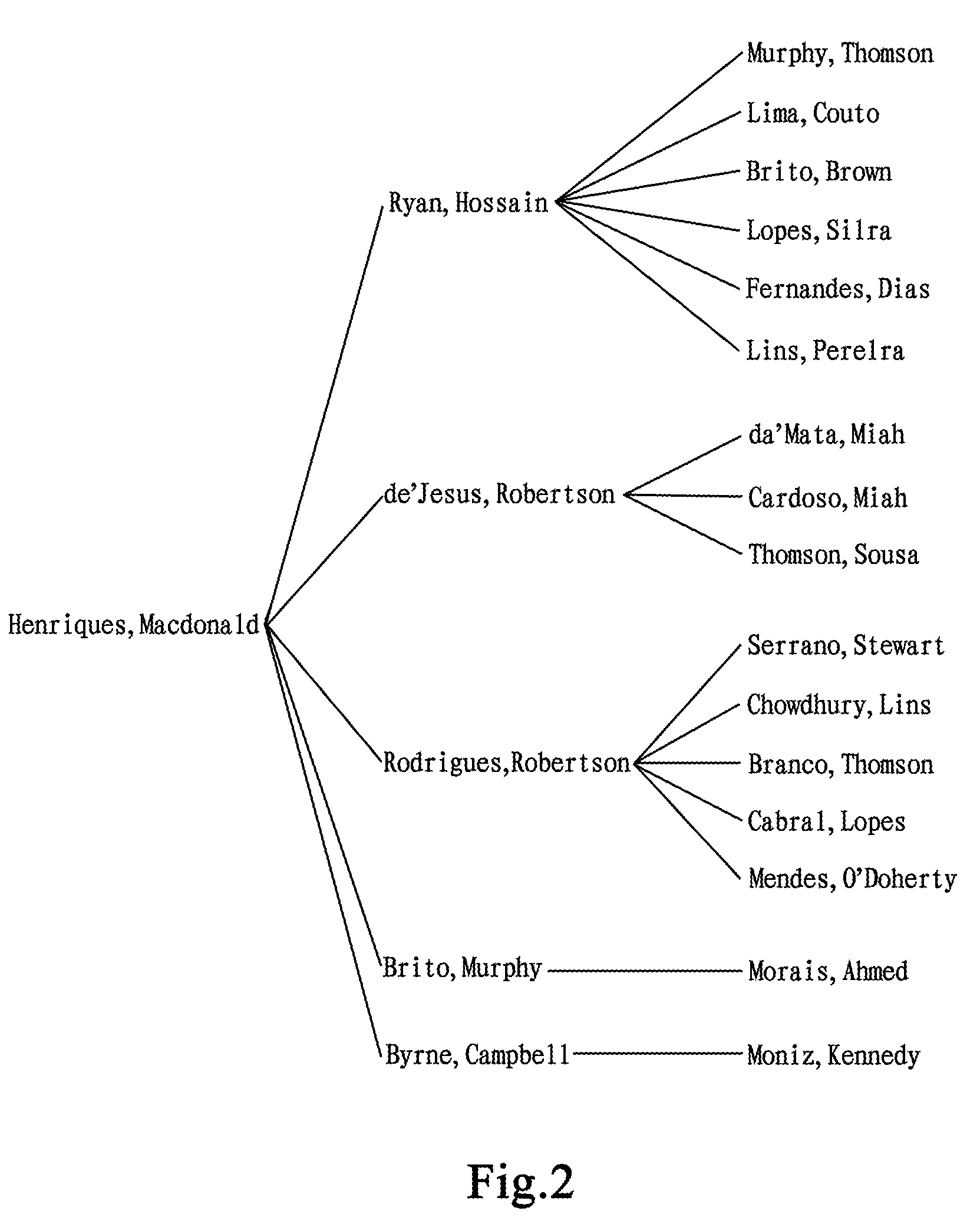 Method, interaction method and apparatus for visualizing hierarchy data with angular chart