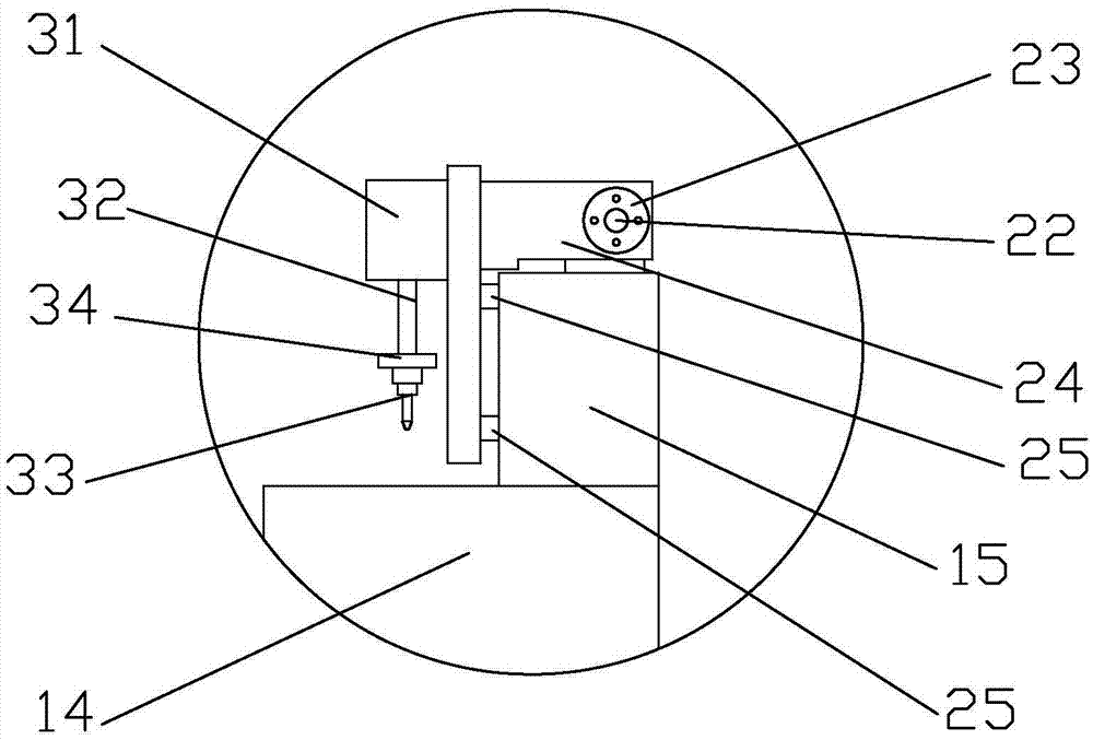 Full-automatic wood nailing machine