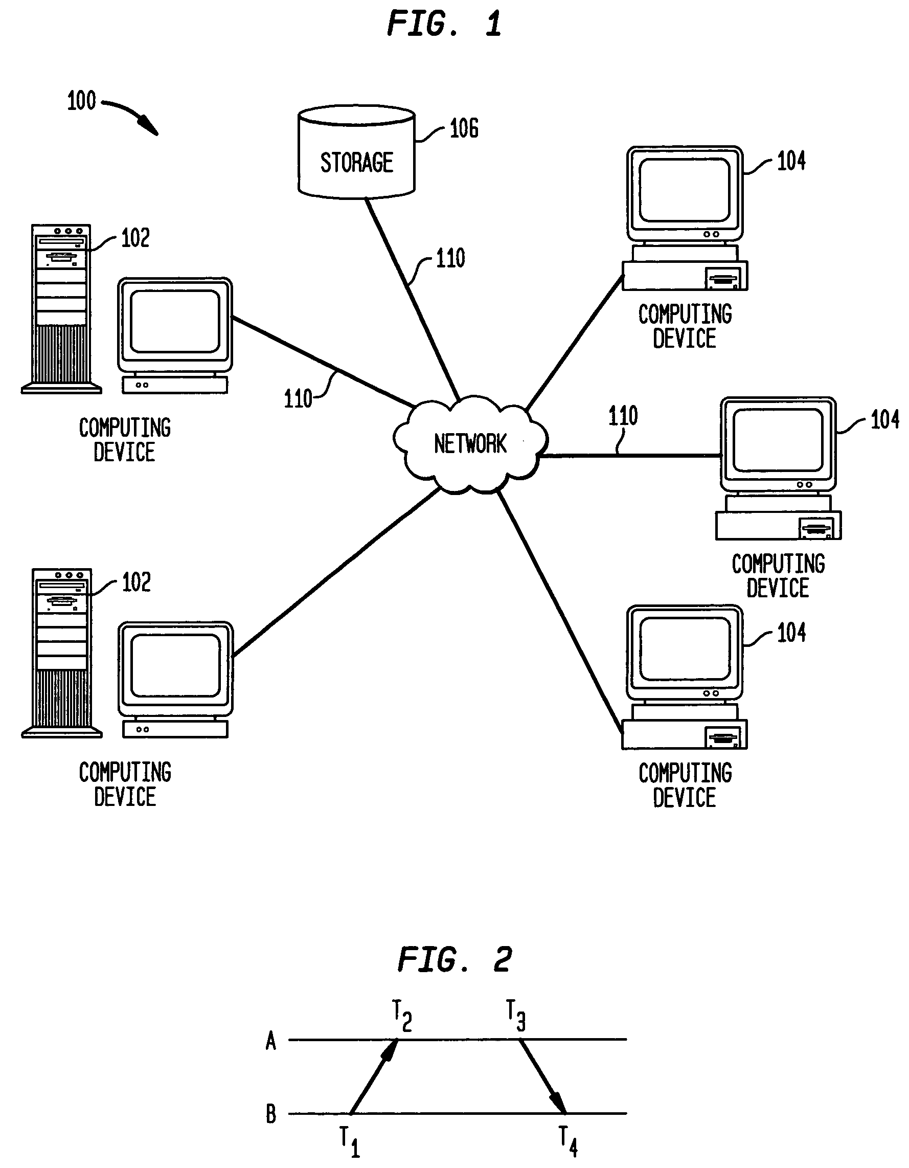 Method for calculating clock offset and skew