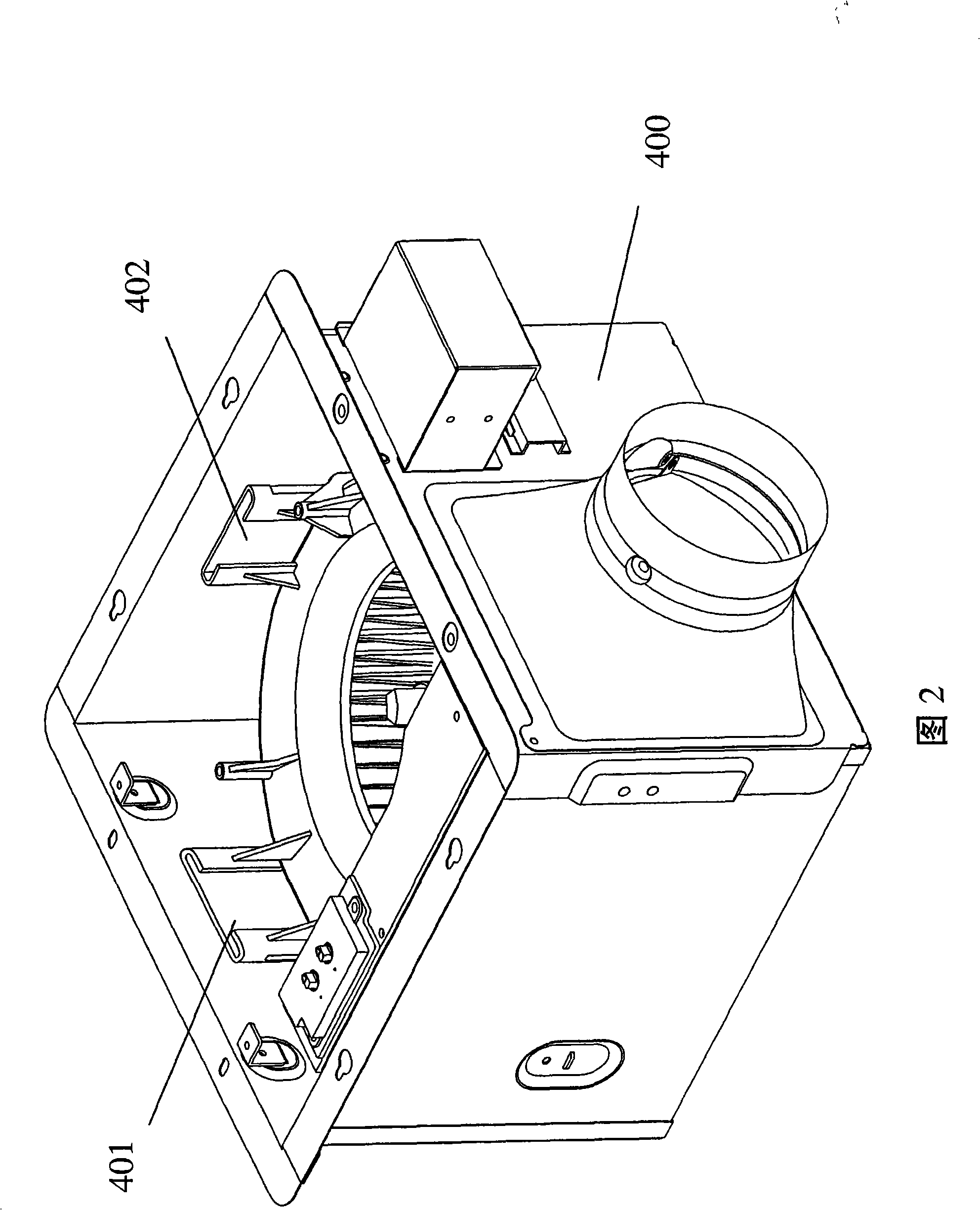 Ventilation fan with illumination instrument and human motion perception sensor