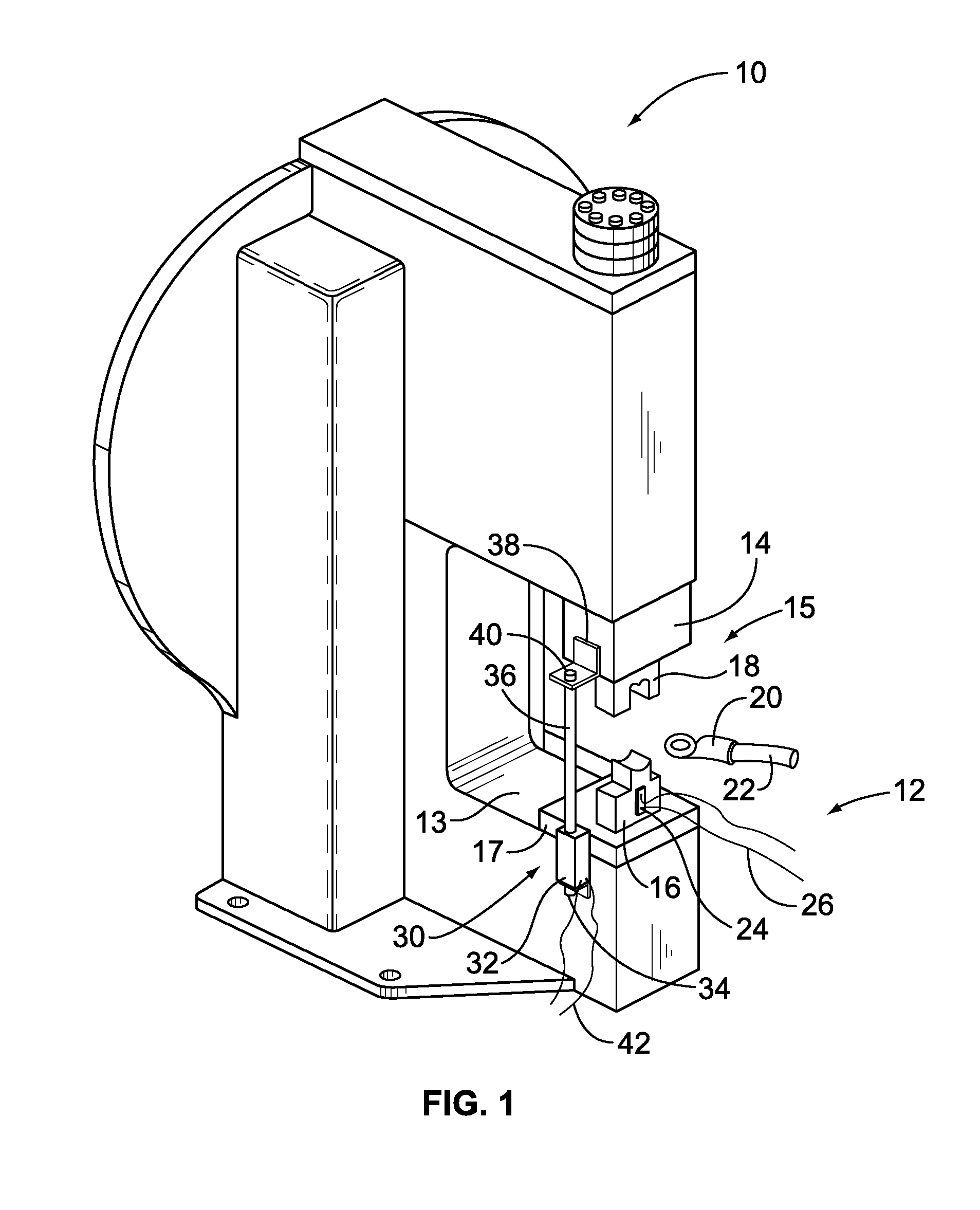 Crimping apparatus having a crimp quality monitoring system