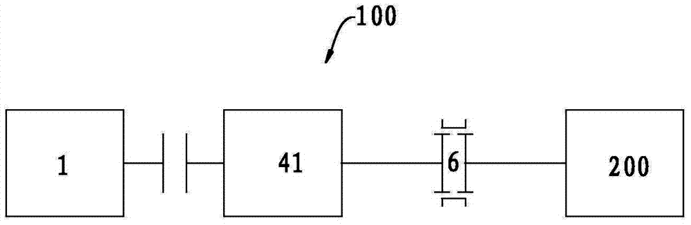 Vehicle power transmission system and vehicle comprising same