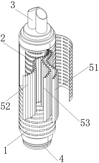 Production process of stepped multilayer efficient composite membrane folding filter element