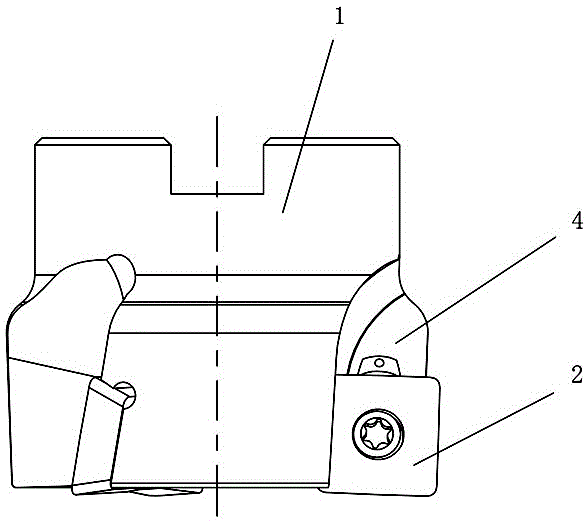 A finishing milling tool