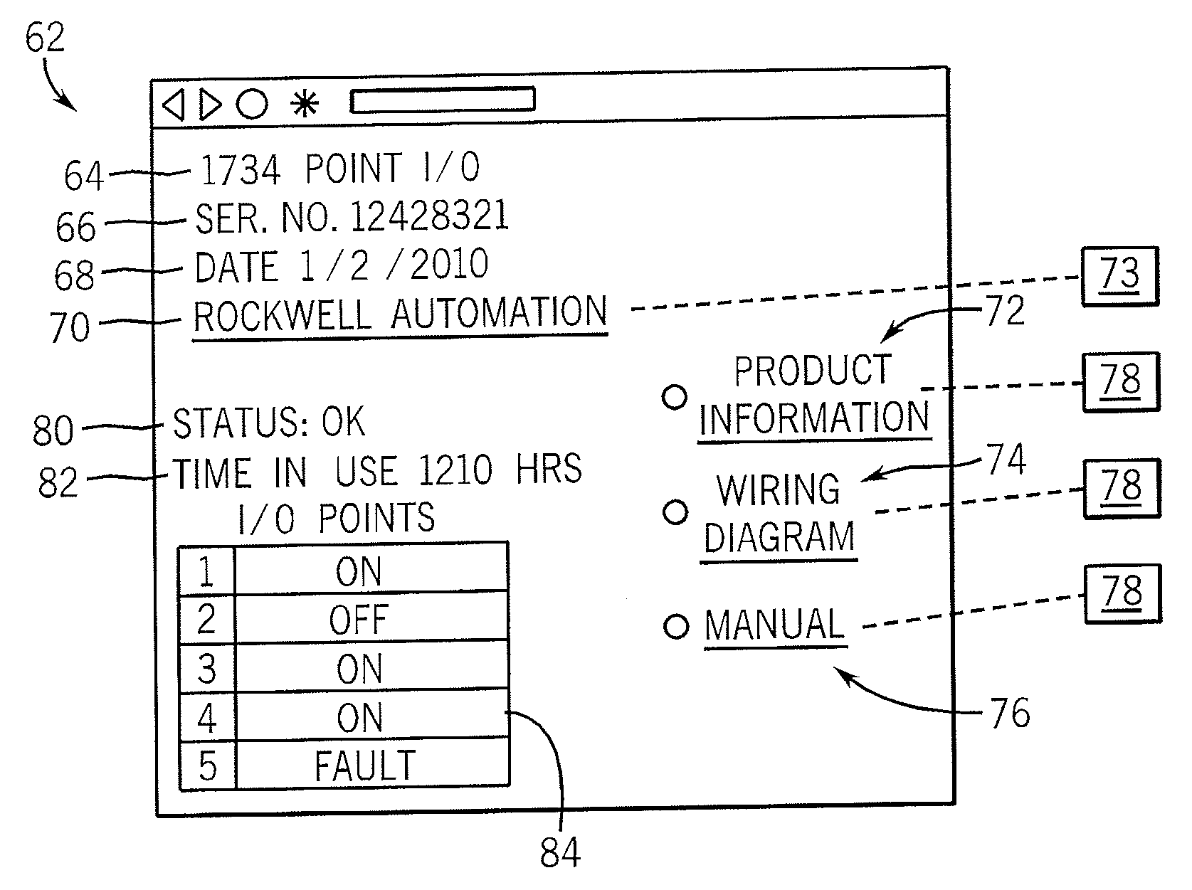 I/O Module with Web Accessible Product Data