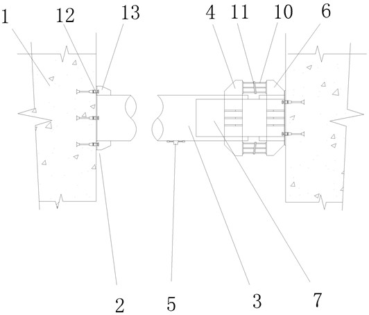 Adjustable pressure induction type active transverse supporting device