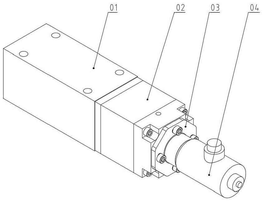 Zero-position-adjustable two-dimensional motor direct-drive electro-hydraulic servo valve