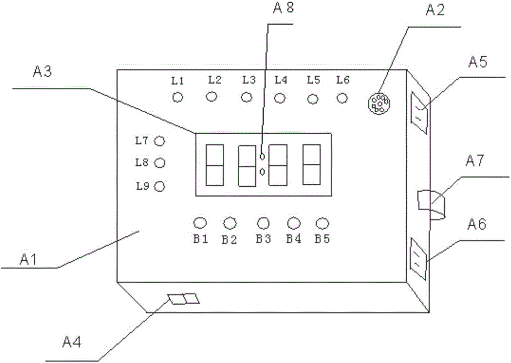 Intelligent pulse antihidrotic instrument and use method thereof