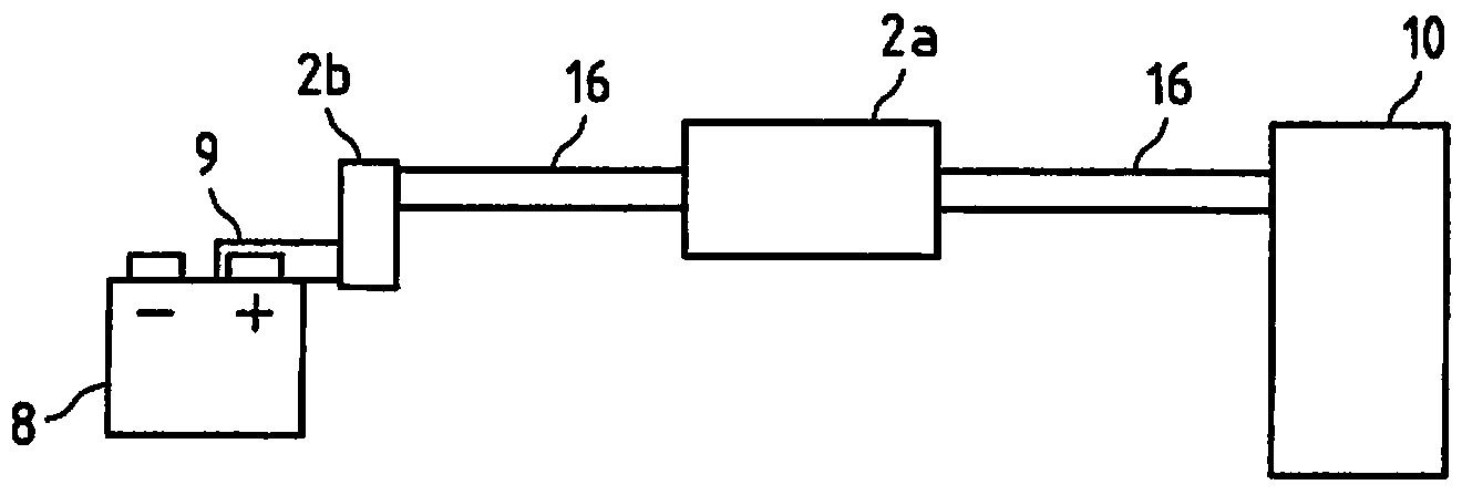 Start-current limiting system, method for limiting a start current and use of a start-current limiting system