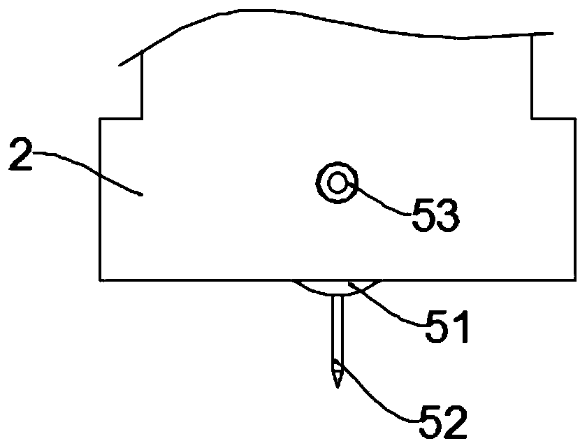 Profile drilling machine convenient for drill rod switching