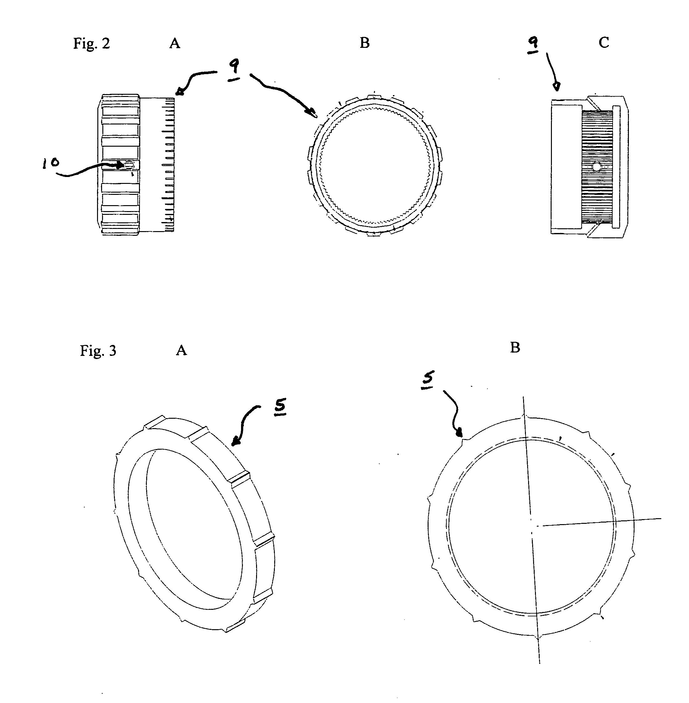 Adjustable locking windage and elevation knob