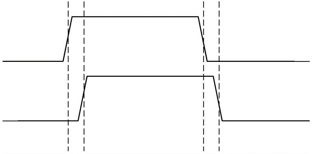 Pulse signal unilateral edge time delay circuit