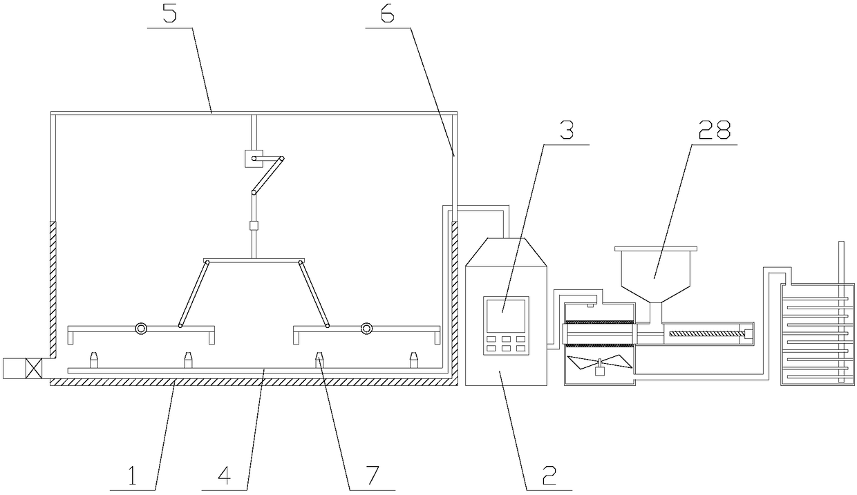 Reaction-sufficient wastewater ozone oxidation treatment system