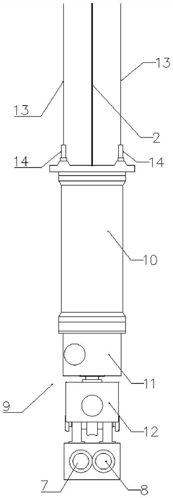 Online visual detection system in LNG (Liquefied Natural Gas) tank and implementation method