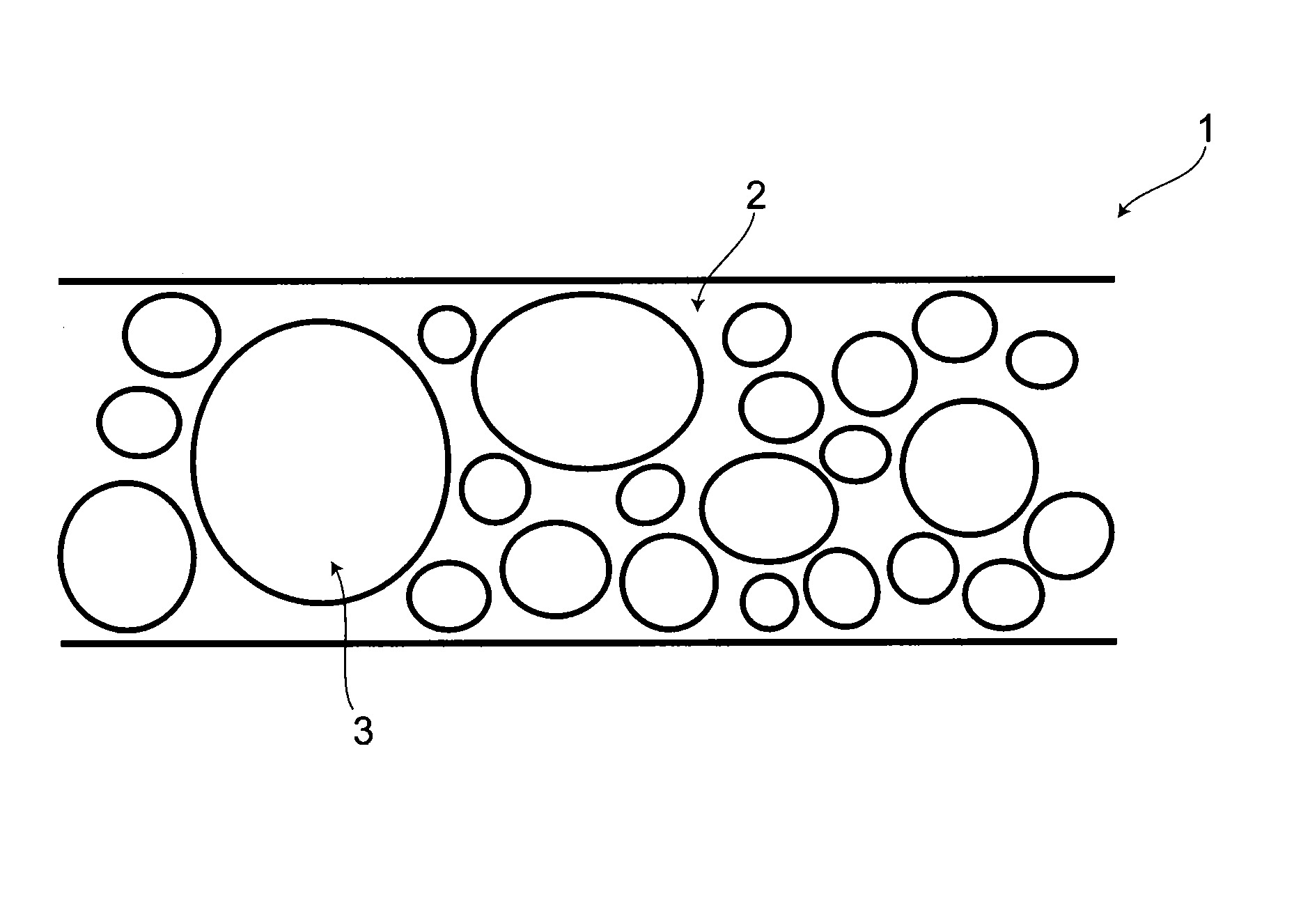 Wavelength conversion sheet filled with large amount of phosphor, method of producing light emitting semiconductor device using the sheet, and light emitting semiconductor device