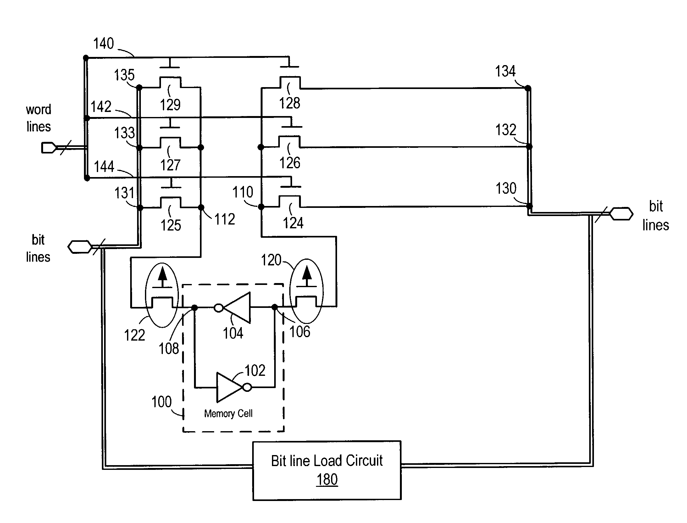 Multi-ported memory cell