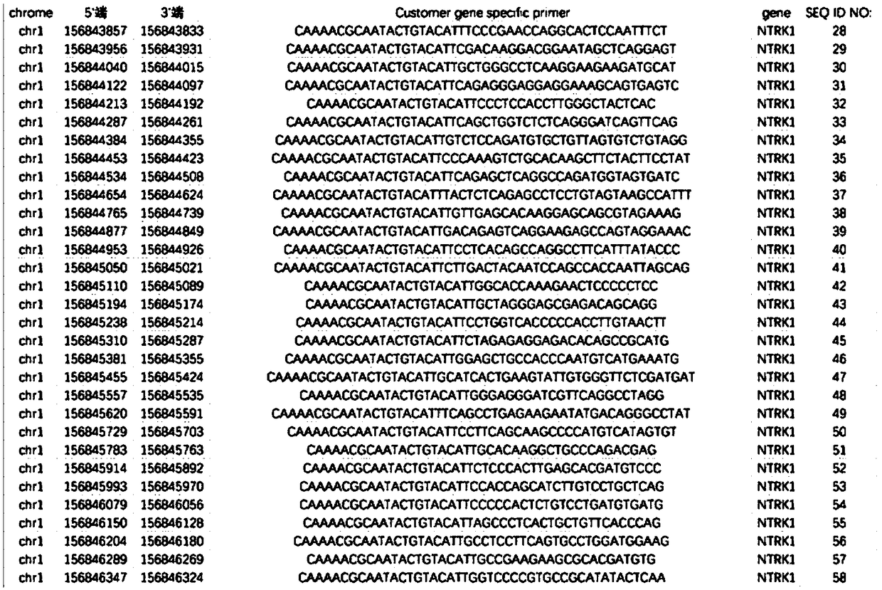 Method for detecting whether fusion mutation of target gene occurs, primer combination, kit and application thereof