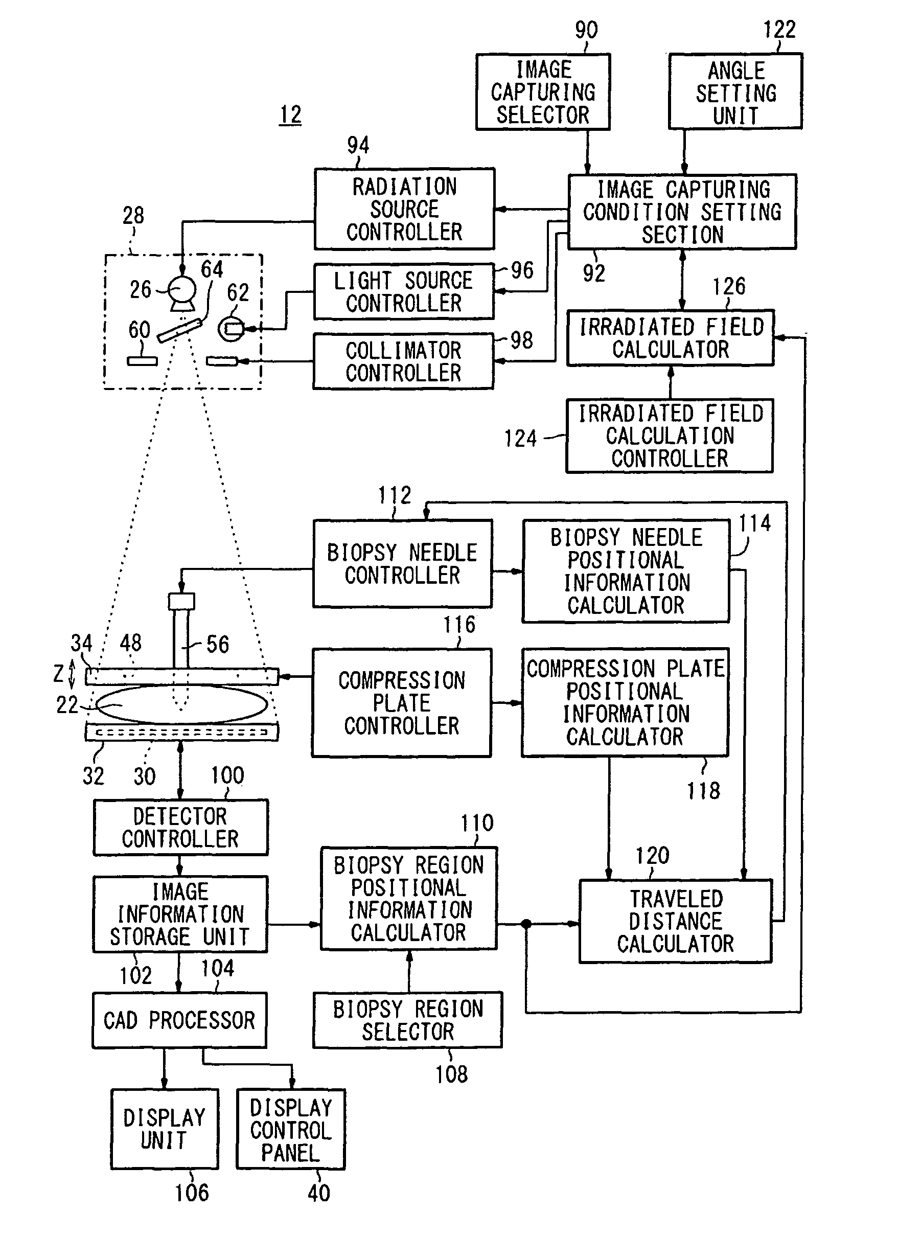 Radiographic image capturing apparatus and radiographic image capturing method