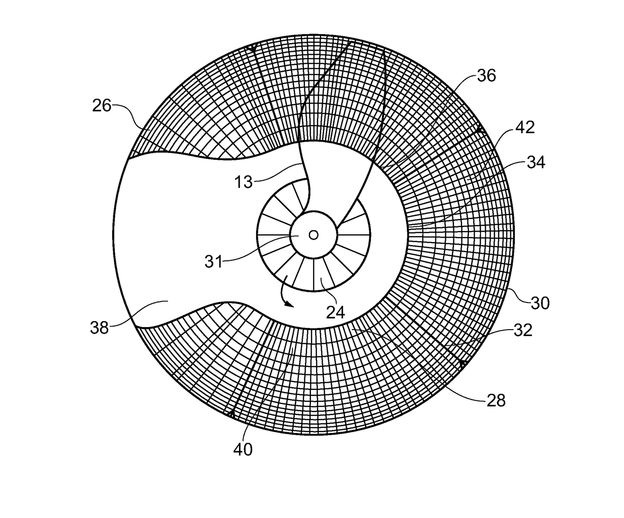 Gas turbine engine arrangement