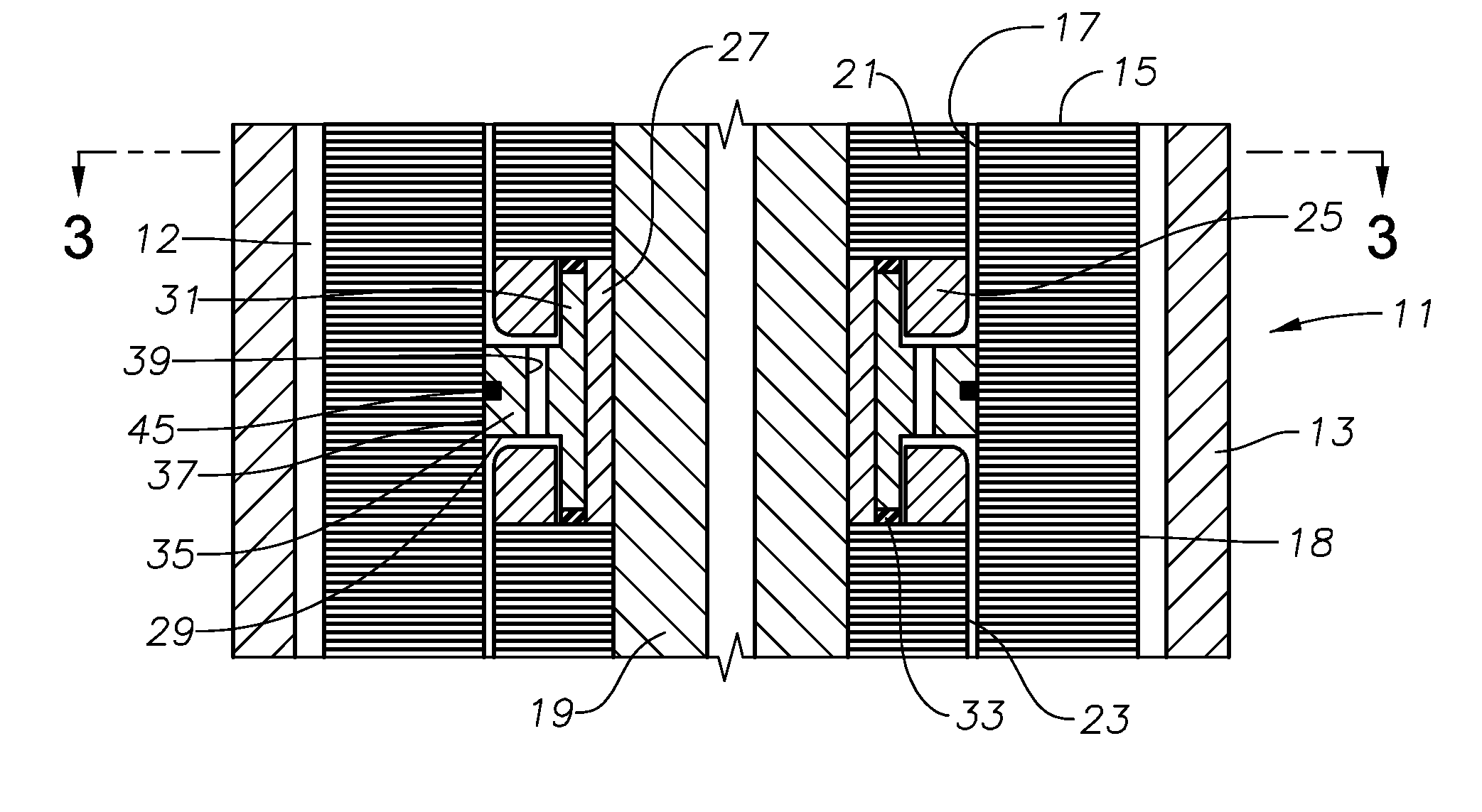 Enhanced thermal conductivity material in annular gap between electrical motor stator and housing