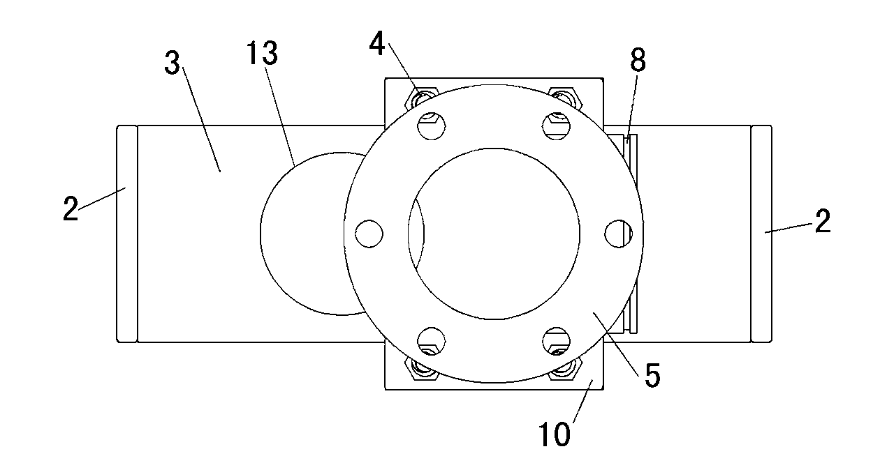 Pumping concrete cleaning divider and application method thereof