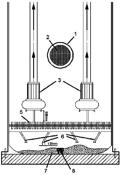 Integrated pump station combined grille desilting device and use method thereof