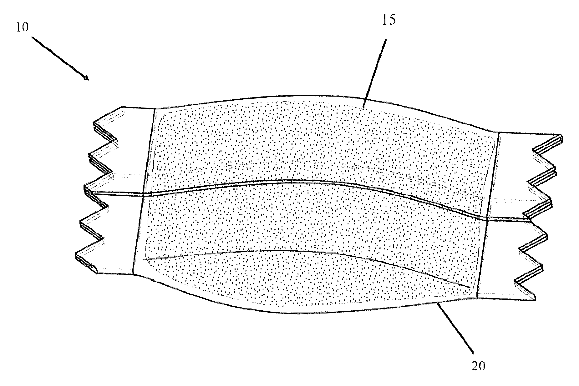 Nonwoven pouch comprising heat sealable binder fiber