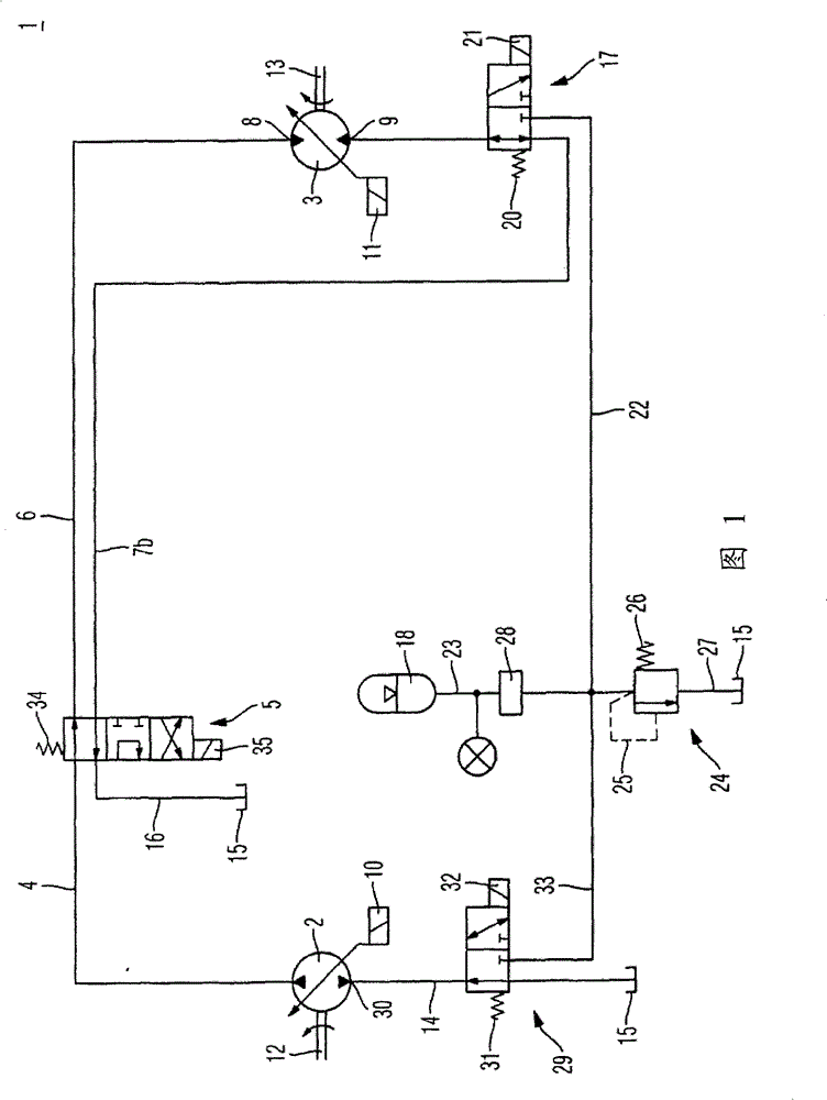 Hydrostatic drive with braking energy recovery feature