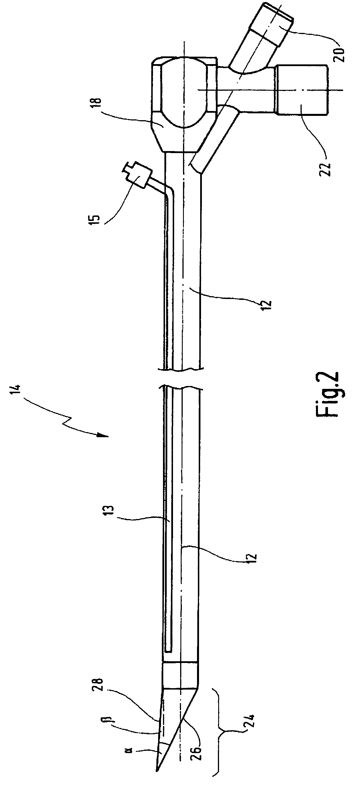 Endoscope, in particular for tracheotomy