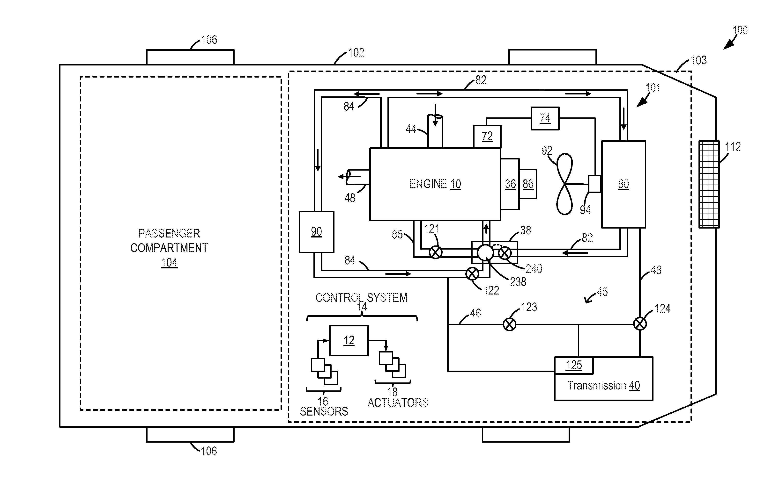 Engine cooling system control