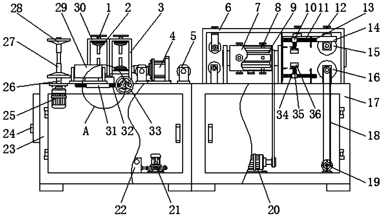 Large-caliber steel pipe coiling machine