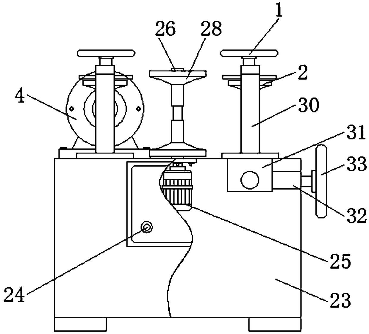 Large-caliber steel pipe coiling machine