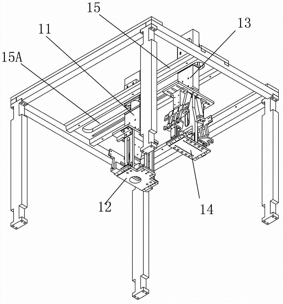 Connected paper box forming machine