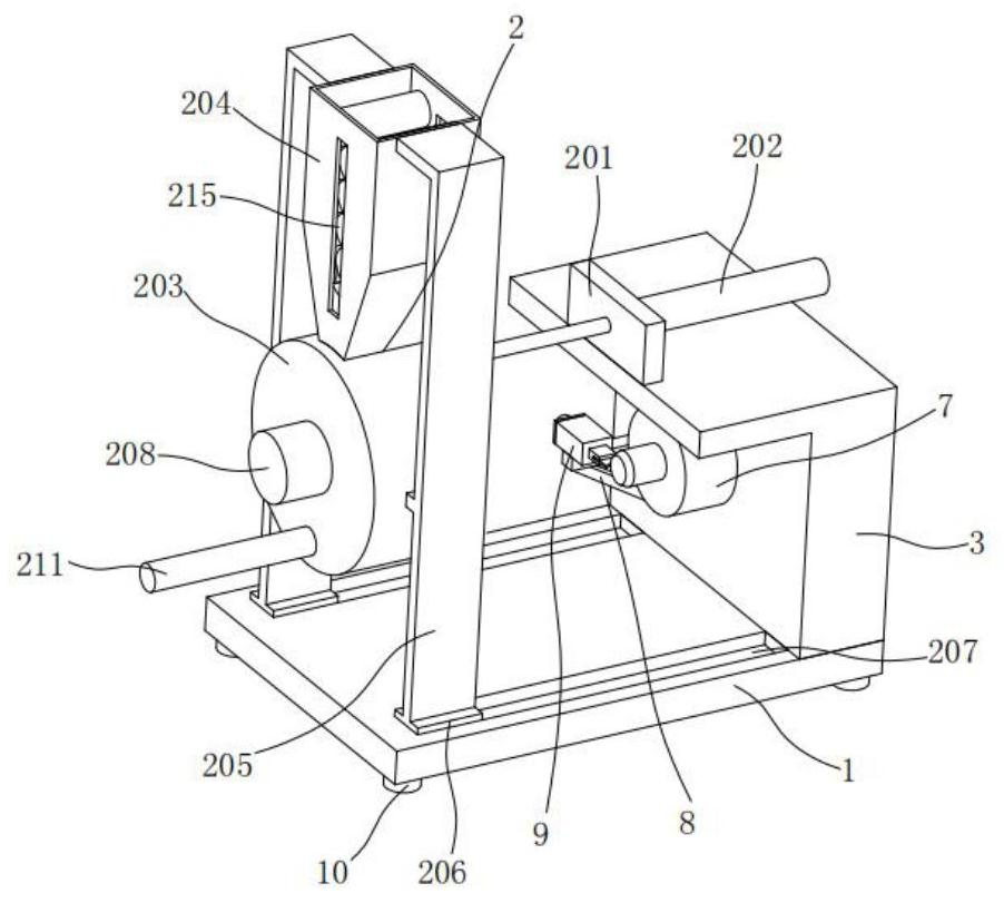 A solid shaft chamfering device