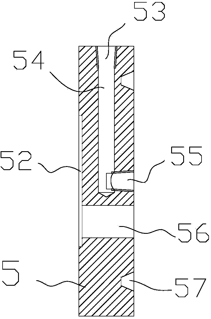 Liquid level anti-blocking device for chilling chamber of gasification furnace