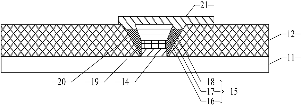 A flexible LED display panel and electronic device