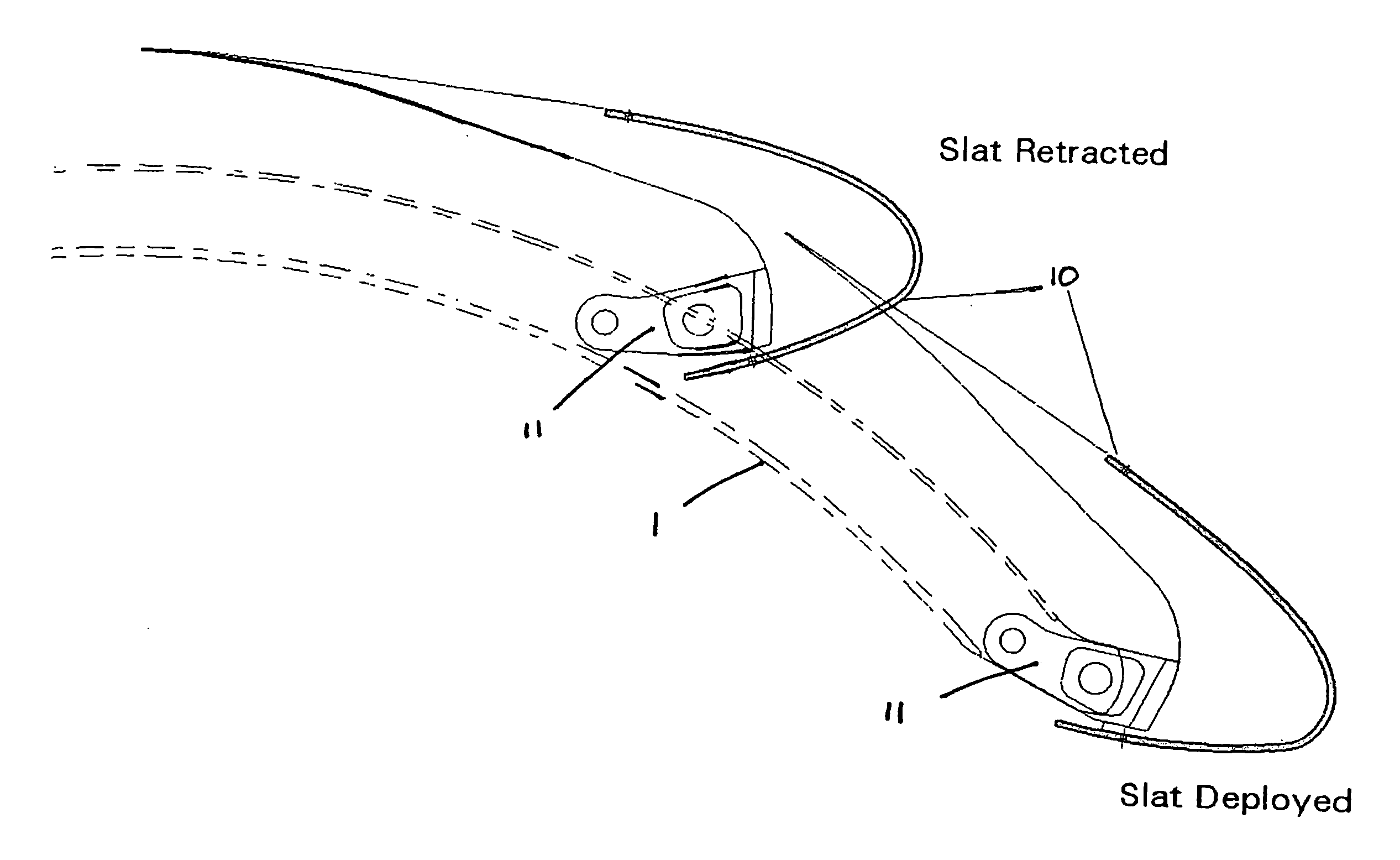 Aircraft wing slat