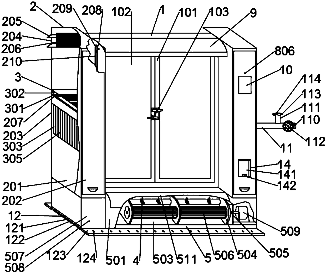 Air purification window