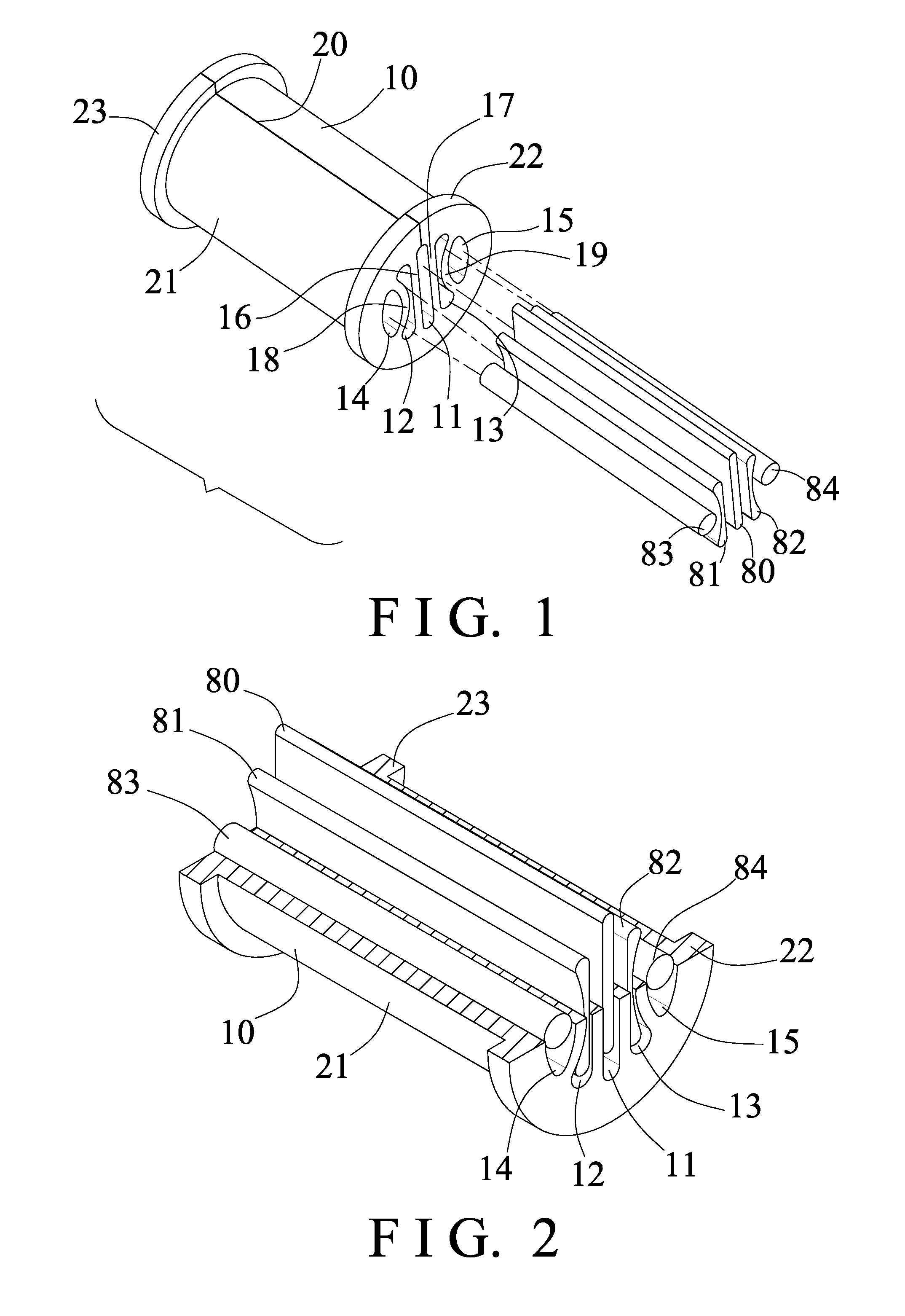 Organizing device for cable and wire