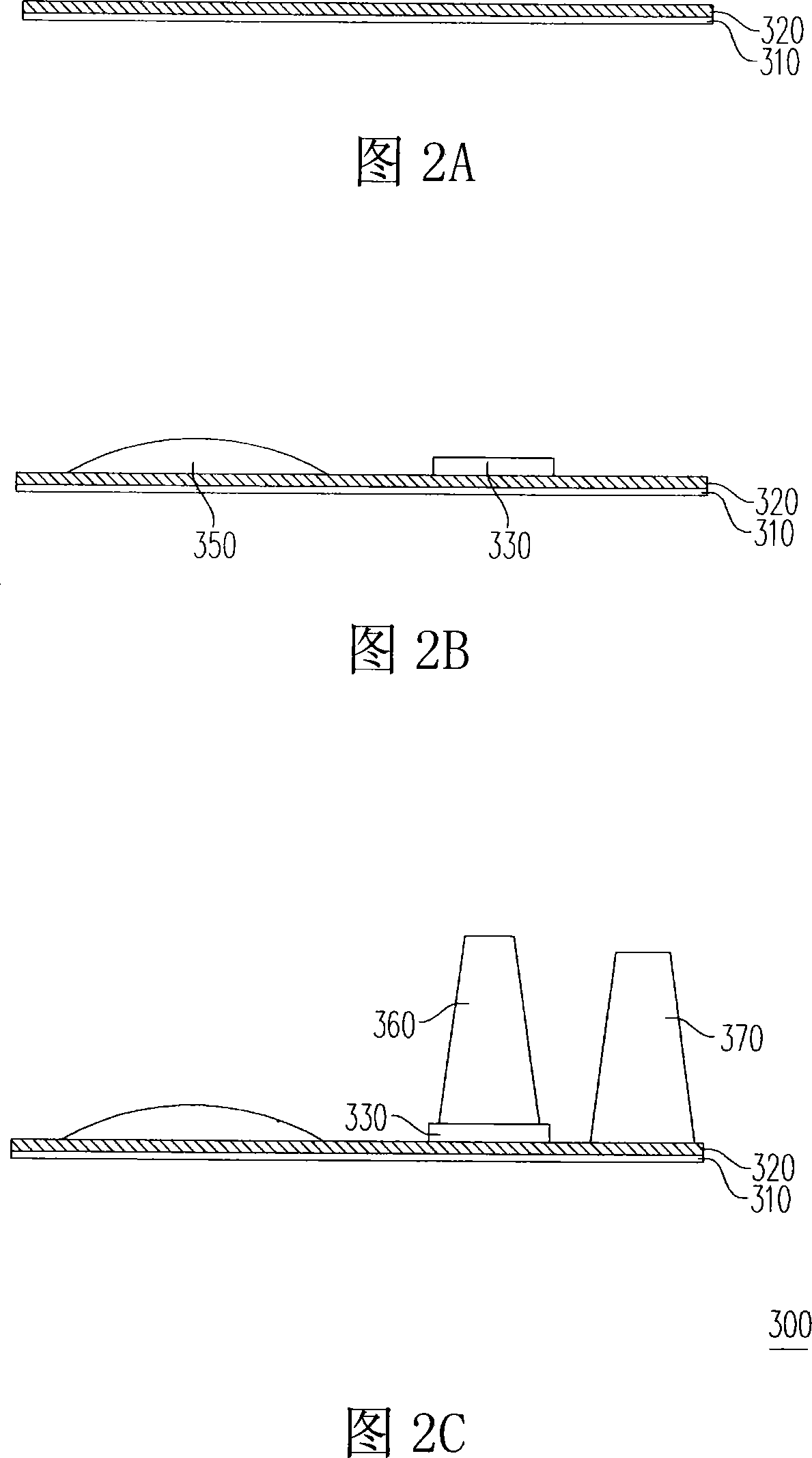 Liquid crystal display board and method for manufacturing facing direction substrates thereof